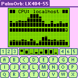 LCDproc G option on a 40x4 screen chopped in half!